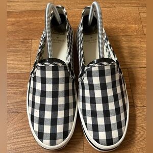 Kate Spade ♠️ x Keds Collab slip on checkered sneakers - Size 8.5 Women’s